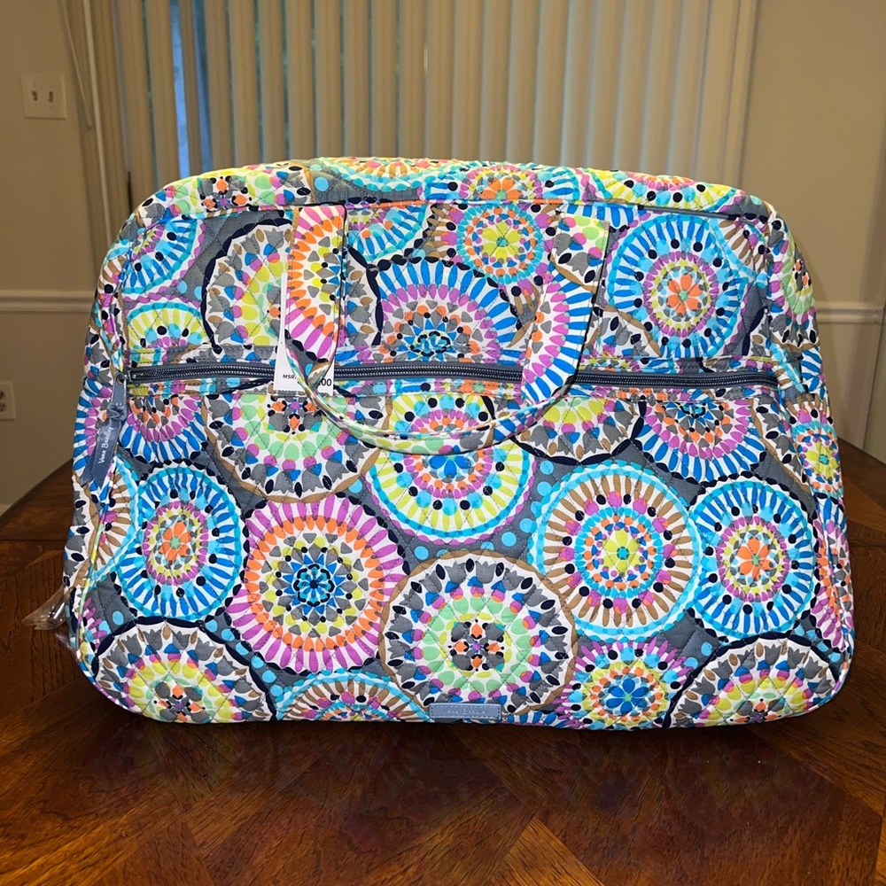 NWT Vera Bradley Grand Traveler Bag Sunny Medallion